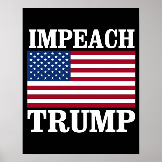 Impeach Trump - Save America -- Anti-Trump Design  ポスター (正面)