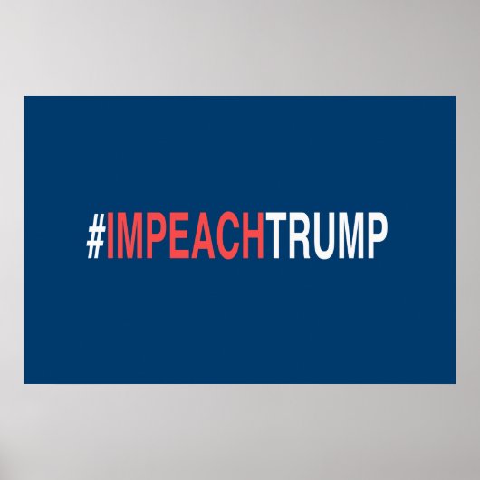 #ImpeachTrump ポスター (正面)