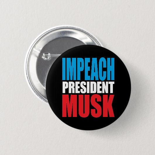 Imperach President Musk -アンチトランプ 缶バッジ (正面&裏面)