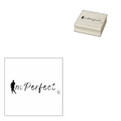 ImPerfectウッドアートスタンプ ラバースタンプ (押印)