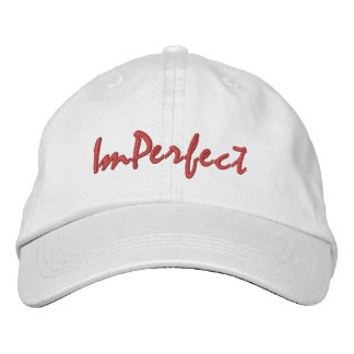 ImPerfectキャップ 刺繍入りキャップ