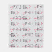 Imperfectionist フリースブランケット (正面)