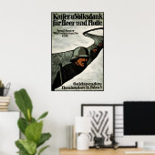 Imperial German WWI Propaganda Poster Christmas ポスター (ホームオフィス)