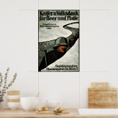 Imperial German WWI Propaganda Poster Christmas ポスター (キッチン)
