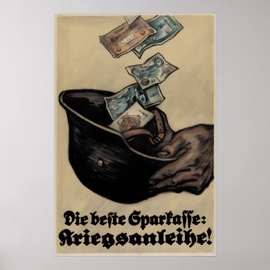 Imperial German WWI Propaganda Poster The b e s t ポスター (正面)