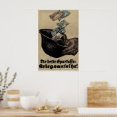 Imperial German WWI Propaganda Poster The b e s t ポスター (キッチン)