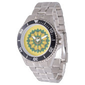 Imperial Solar Flower Mandala Luxury Keychain  腕時計 (アングル)