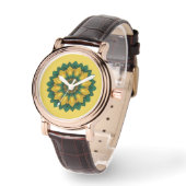 Imperial Solar Flower Mandala Luxury Keychain  腕時計 (傾斜)