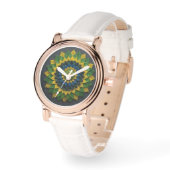 Imperial Solar Leaf Mandala Luxury Keychain  腕時計 (傾斜)