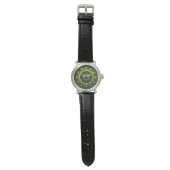 Imperial Solar Leaf Mandala Luxury Keychain - Emer 腕時計 (フラット)