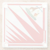 Imperiale Contrada della Giraffa - Giraffe Palio ガラスコースター (裏面)