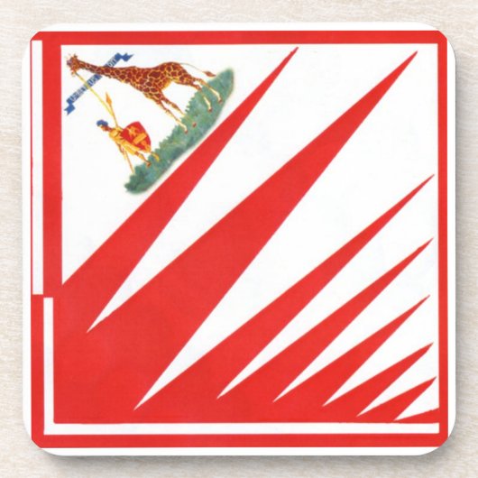 Imperiale Contrada della Giraffa - Giraffe Palio コースター (正面)