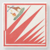 Imperiale Contrada della Giraffa - Giraffe Palio ストーンコースター (正面)