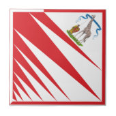 Imperiale Contrada della Giraffa - Giraffe Palio タイル (正面)