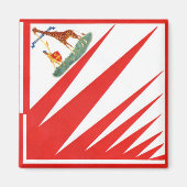 Imperiale Contrada della Giraffa - Giraffe Palio マグネット (正面)