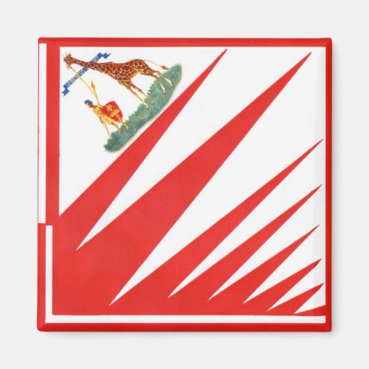 Imperiale Contrada della Giraffa - Giraffe Palio マグネット (正面)