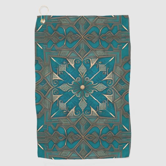 Imperturbability pattern ゴルフタオル (正面)