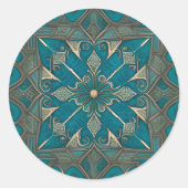 Imperturbability pattern ラウンドシール (正面)