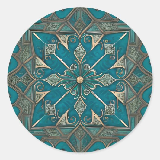 Imperturbability pattern ラウンドシール (正面)