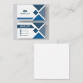 Important Business cards used in office school big スクエア名刺 (正面/裏面)