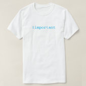 !important tシャツ (デザイン正面)