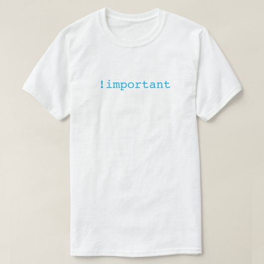 !important tシャツ (デザイン正面)