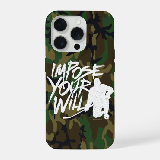 Impose Your Will (ホッケー) iPhoneケース (裏面)