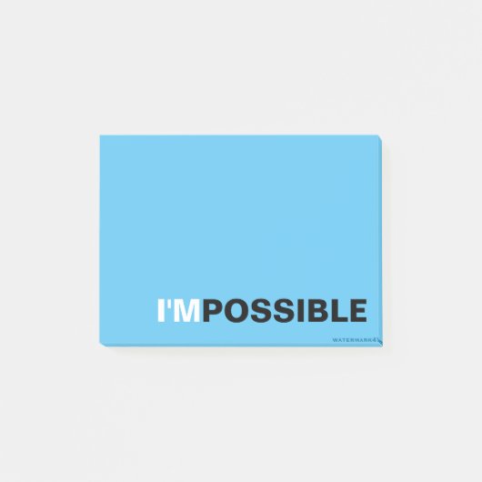 I'MPOSSIBLE ポストイット (正面)