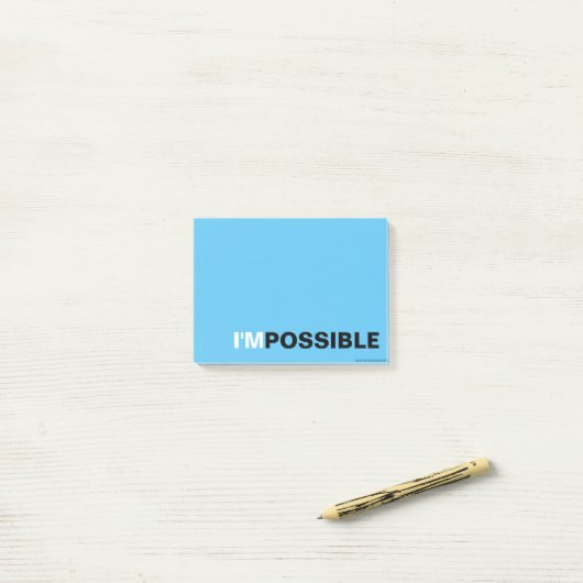 I'MPOSSIBLE ポストイット (デスク上)