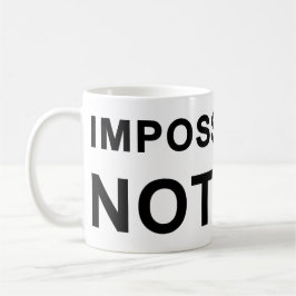 Impossible Is Nothing コーヒーマグカップ