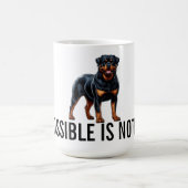 Impossible Is Nothing, Rottweiler コーヒーマグカップ (中央)