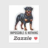 Impossible Is Nothing, Rottweiler シール (シート)