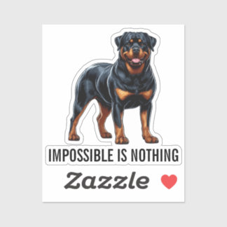 Impossible Is Nothing, Rottweiler シール