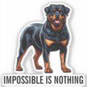 Impossible Is Nothing, Rottweiler シール (正面)