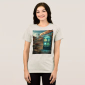 Impossible Items Vending Machine – Surreal Retro D トライブレンドTシャツ (正面全面)
