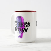 Impossible to stop ツートーンマグカップ (正面左)