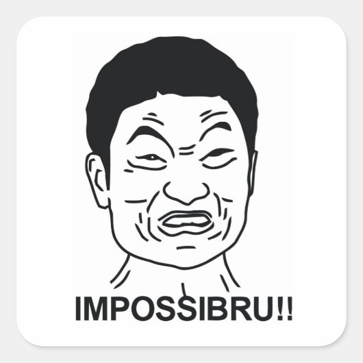 Impossibru スクエアシール (正面)