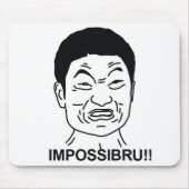Impossibru マウスパッド (正面)