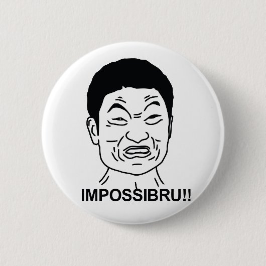 Impossibru 缶バッジ (正面)