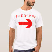 Impostor – ビデオゲおもしろいームアパレル tシャツ (正面)