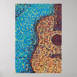 Impresidonistギタープリント/ポスター ポスター