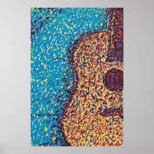 Impresidonistギタープリント/ポスター ポスター (正面)