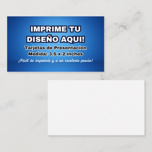 Impresio para Tarjetas de Presentacion Imprime 名刺 (正面/裏面)