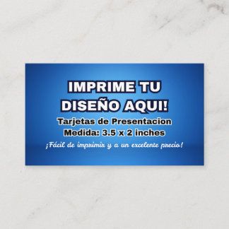 Impresio para Tarjetas de Presentacion Imprime 名刺