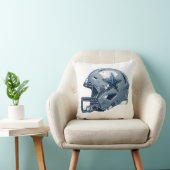 Impresión de Arte de Olas Retro Vibrantes - Diseño クッション (椅子)