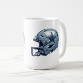 Impresión de Arte de Olas Retro Vibrantes - Diseño コーヒーマグカップ (正面右)