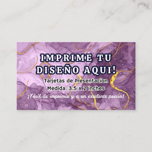 Impresion para Tarjetas de Presentacion Negocio 名刺 (正面)