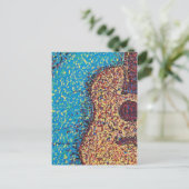 Impresionistのギターの郵便はがき ポストカード (スタンド正面)