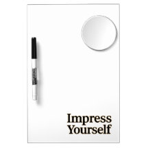 Impress yourself dry erase board and mini鏡