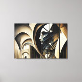 Impressão em Tela Abstract Realism キャンバスプリント (正面)